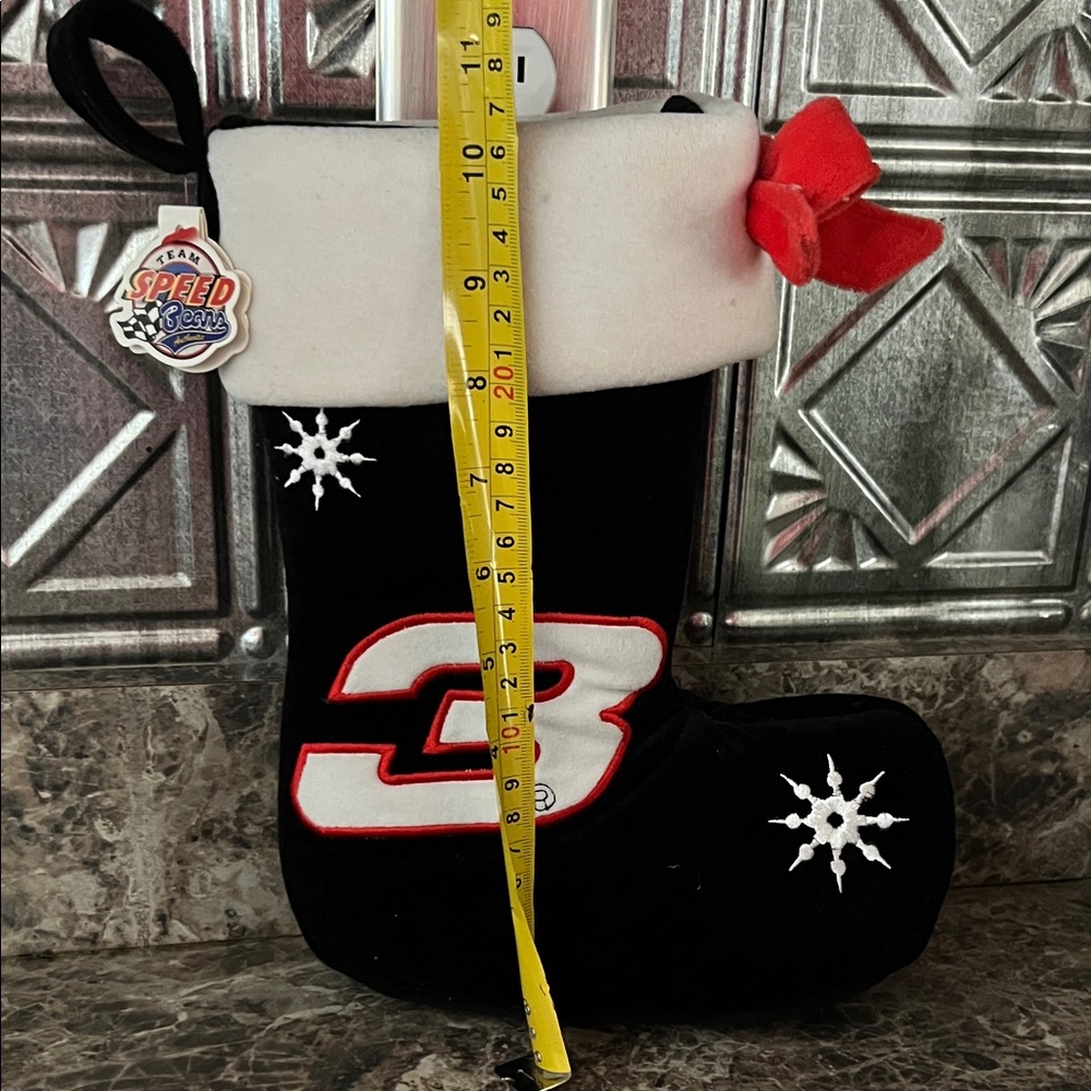NASCAR Collector Dale Earnhardt Black and White Stocking - Picture 4 of 4